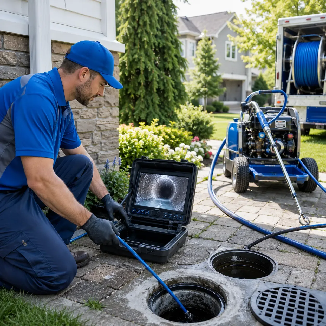 Outdoor drain cleaning professionals serving Camp Springs, MD